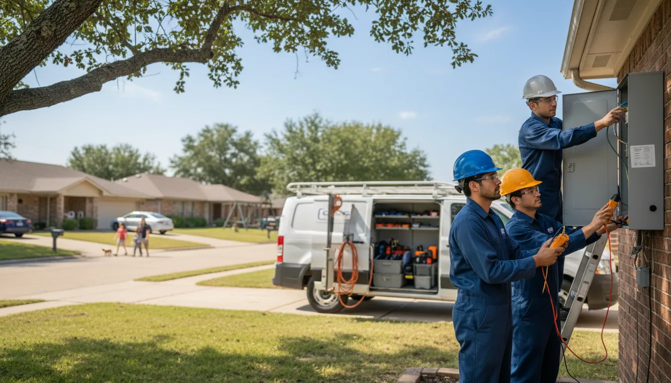 Certified electrician providing emergency electrical services in Hickman, CA